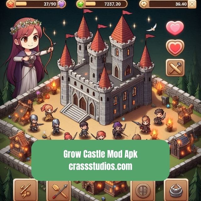 grow castle mod apk free shopping latest version